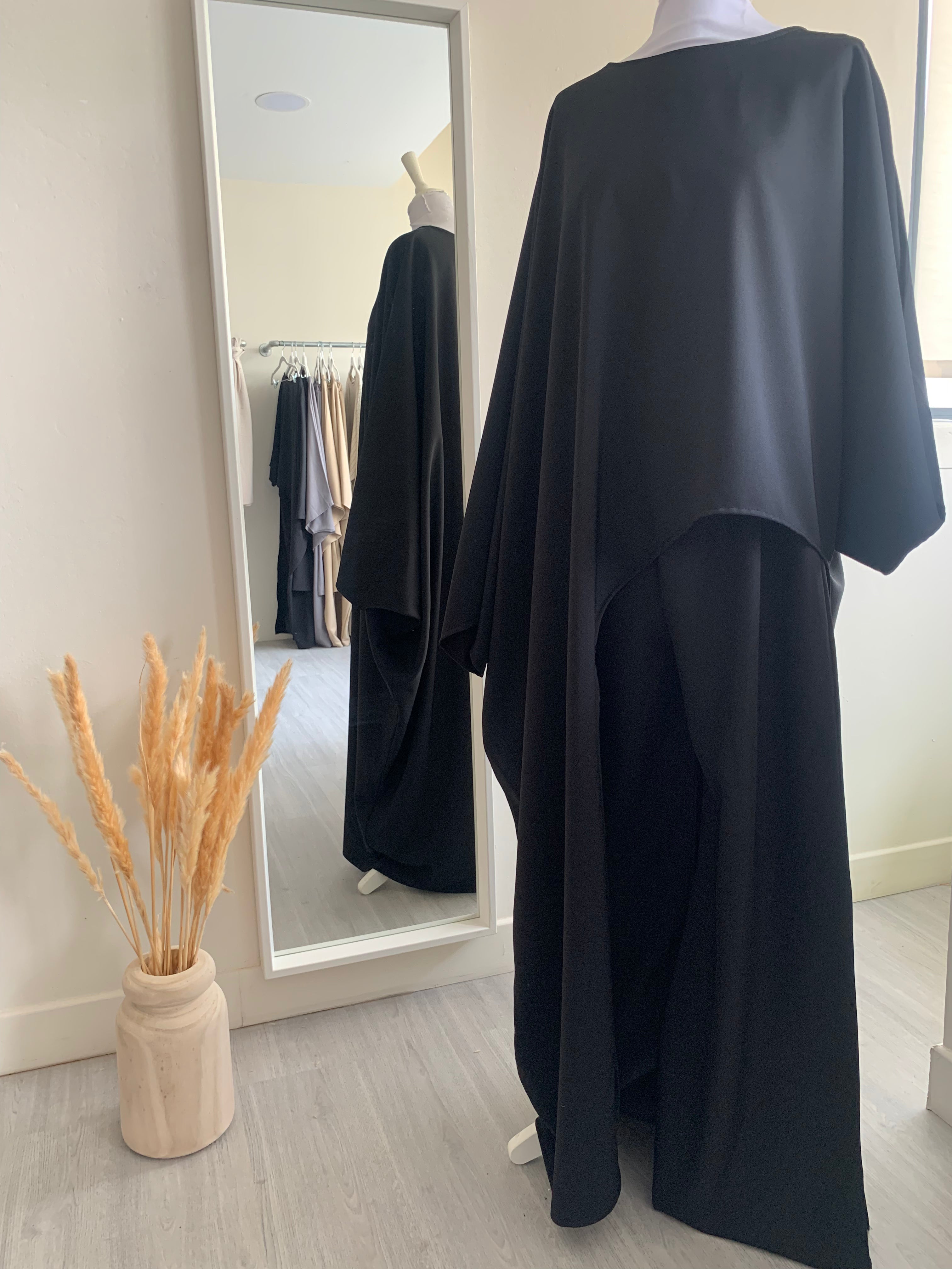 ENSEMBLE NOIR OVERSIZE "NOUR"