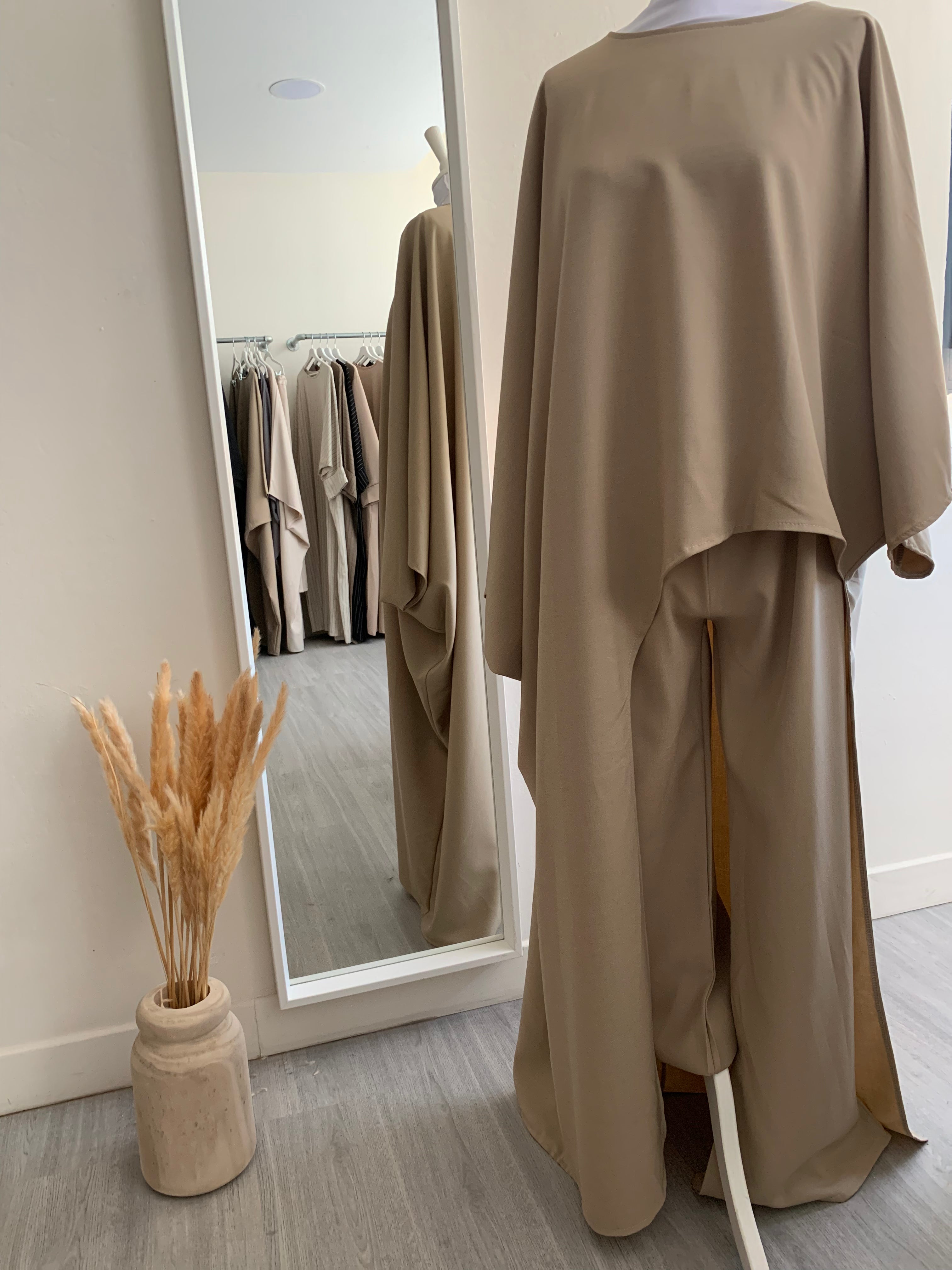 ENSEMBLE BEIGE OVERSIZE "NOUR"