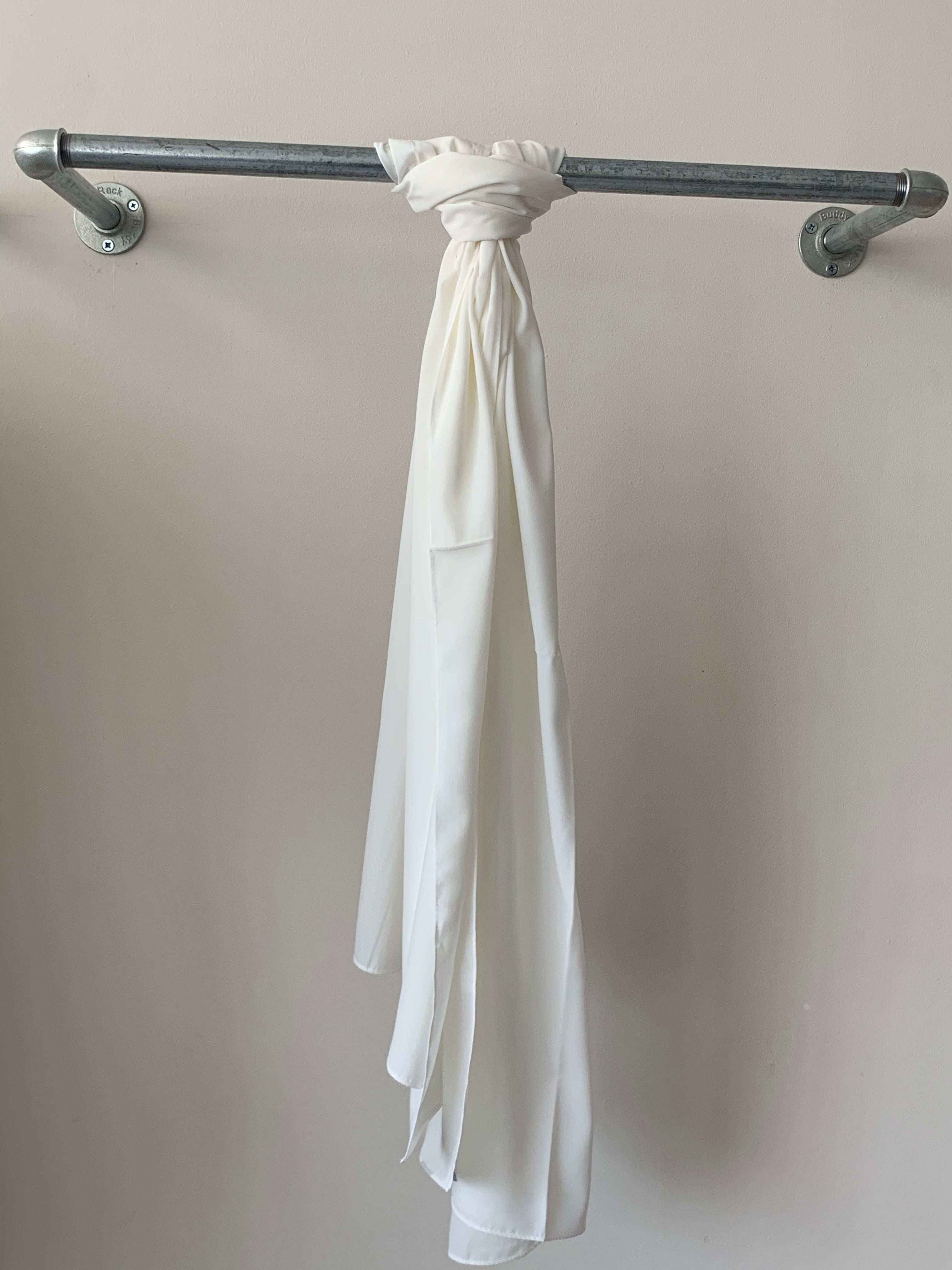 HIJAB EN SOIE DE MEDINE BLANC