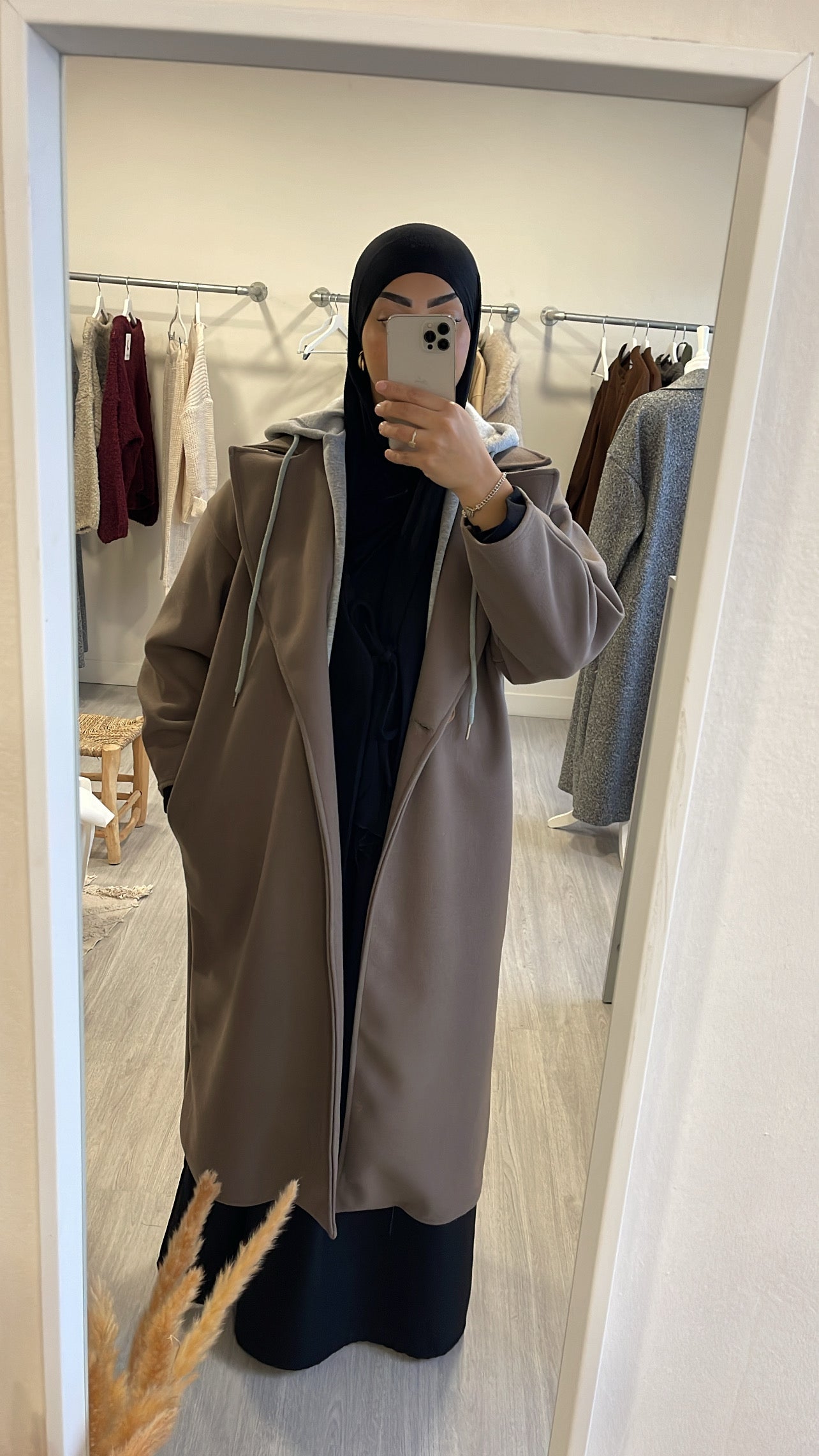 MANTEAU OVERSIZE A CAPUCHE