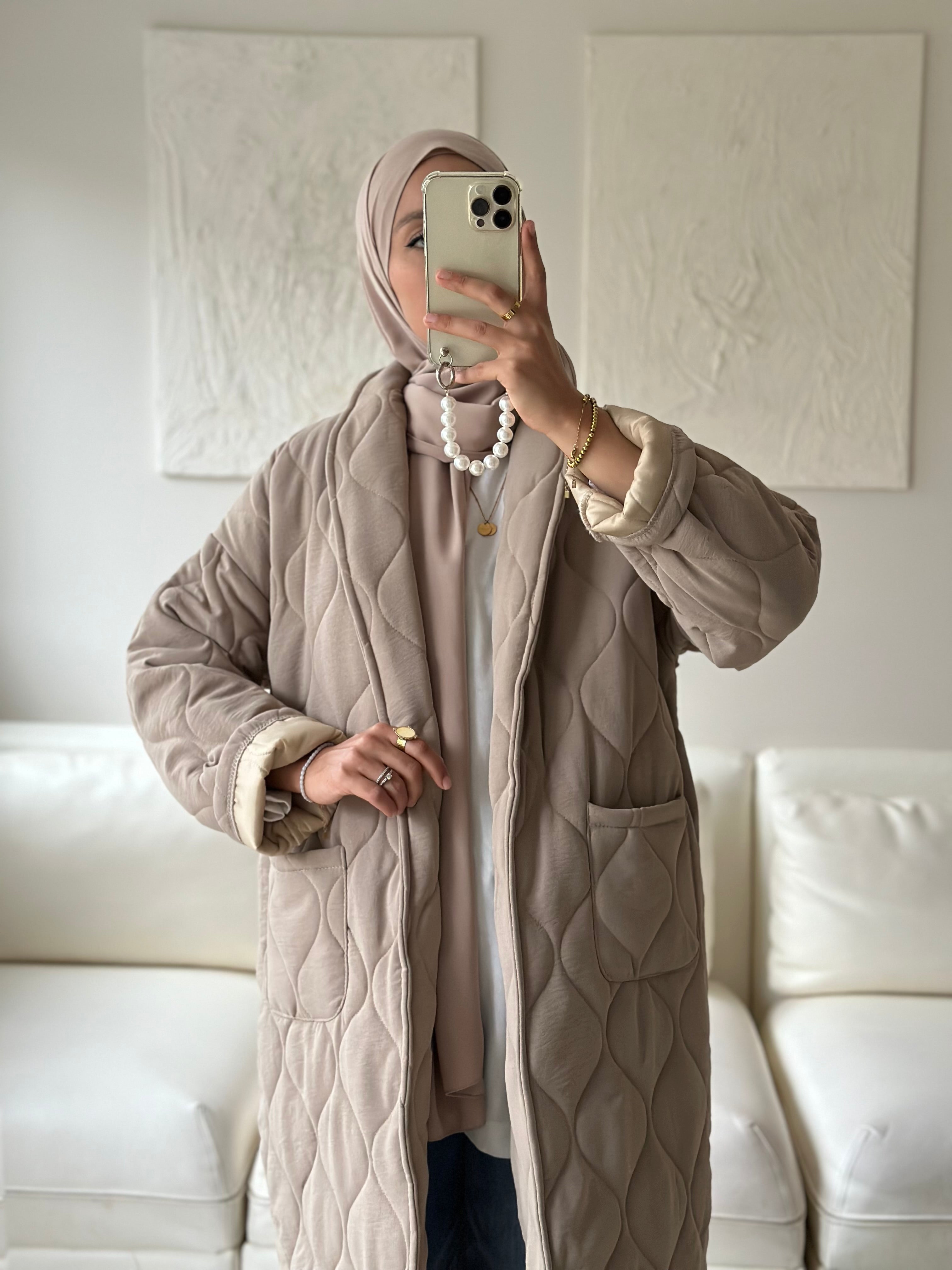 Manteau Veste Longue Matelassée